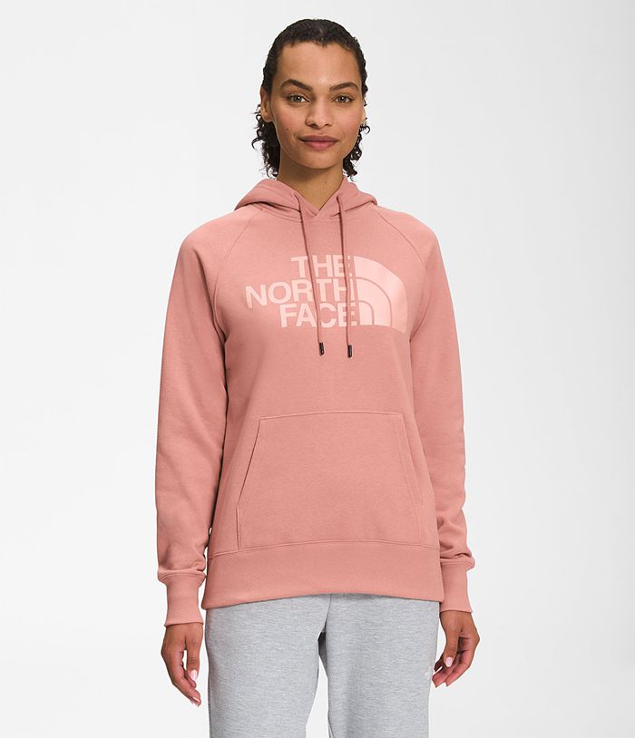 Sudadera Con Capucha The North Face Mujer Luxe Half Dome Pullover Rosas - Peru 50917XVHN